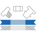 Mounting with screws or other elements