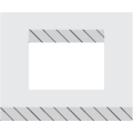 Rectangular hole