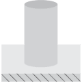 Round stud