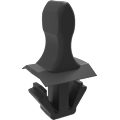 Panel fasteners in two or more pieces
