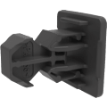 Panel fasteners in two or more pieces