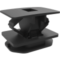 Panel fasteners in two or more pieces