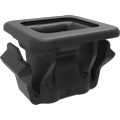Panel fasteners in two or more pieces