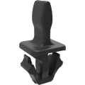 Panel fasteners in two or more pieces