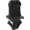 Panel fasteners in two or more pieces
