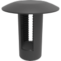 Panel fasteners in two or more pieces