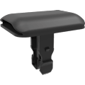 Panel fasteners in two or more pieces