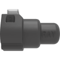 1 BUTTON SINGLE O-RING END CAP 