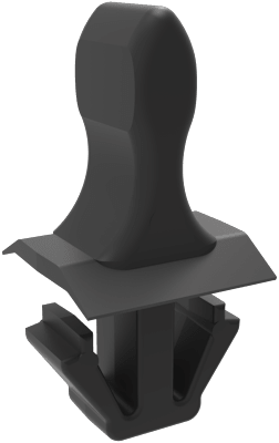 Panel fasteners in two or more pieces