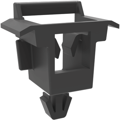 Panel fasteners in two or more pieces