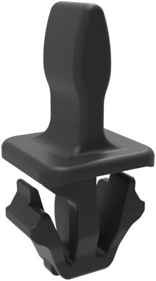 Panel fasteners in two or more pieces
