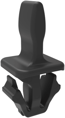 Panel fasteners in two or more pieces